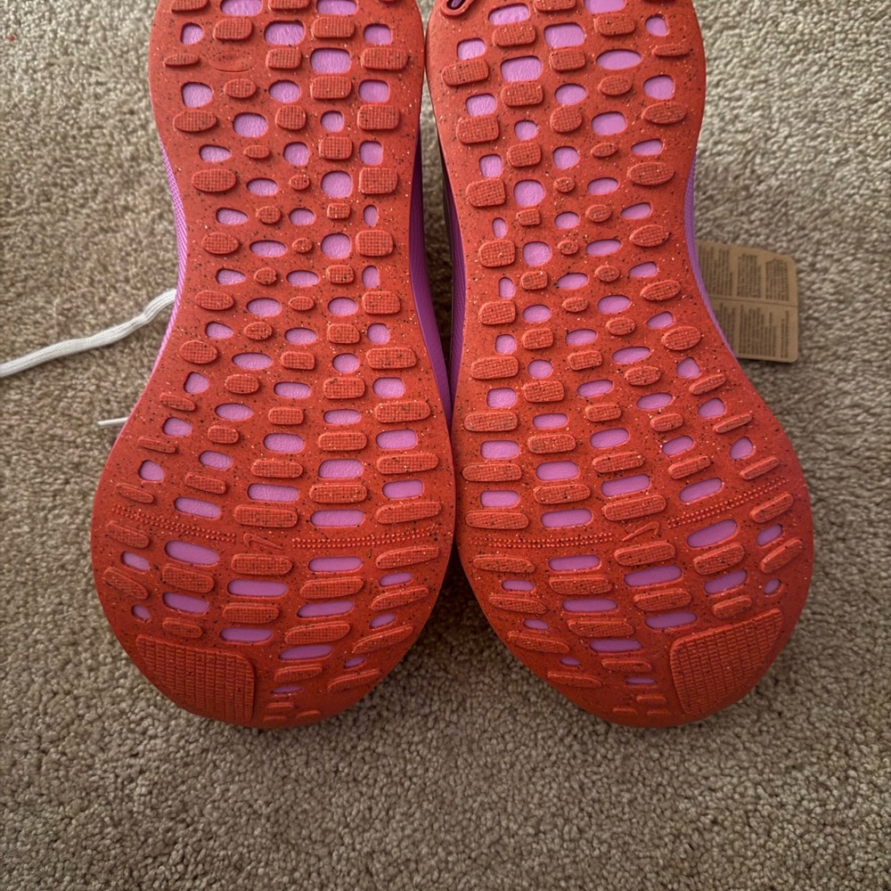 Nike ReactX Infinity Run 4 Mens Size 8.5 Vast Grey Hyper Violet DR2665 011 - Picture 4 of 6
